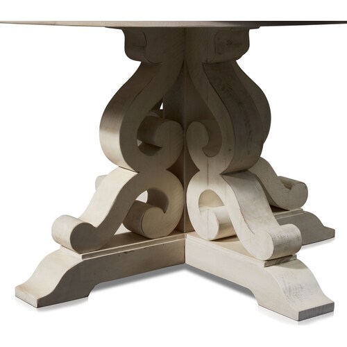 Charthouse Round Dining Table - Alabaster