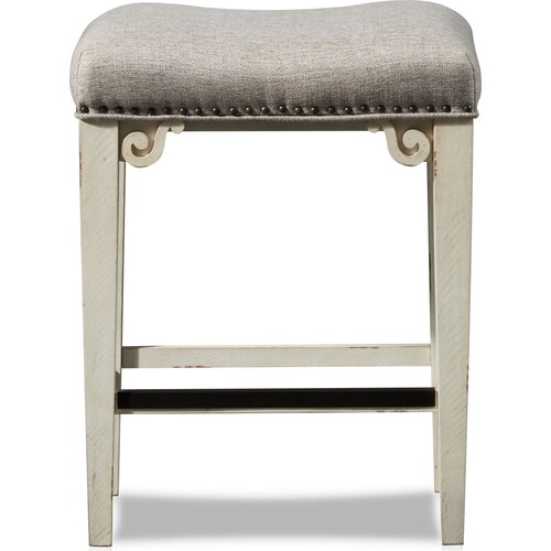 Charthouse Counter-Height Backless Stool - Alabaste