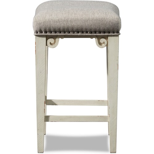 Charthouse Counter-Height Backless Stool - Alabaste