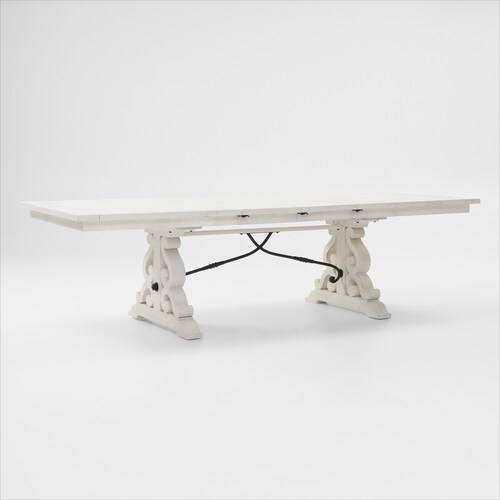 Charthouse Rectangular Extendable Dining Table and 4 Upholstered Dining Chairs - Alabaste