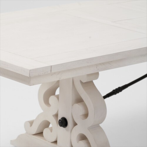 Charthouse Rectangular Extendable Dining Table and 4 Upholstered Dining Chairs - Alabaste 5 Charthouse Rectangular Extendable Dining Table and 4 Upholstered Dining Chairs - Alabaste