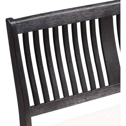 Glendale Dining Bench - Blac 3 Glendale Dining Bench - Blac
