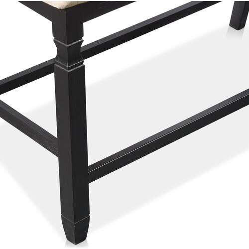 Glendale Dining Bench - Blac 5 Glendale Dining Bench - Blac