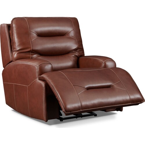Preston Dual-Power Recliner - Carame
