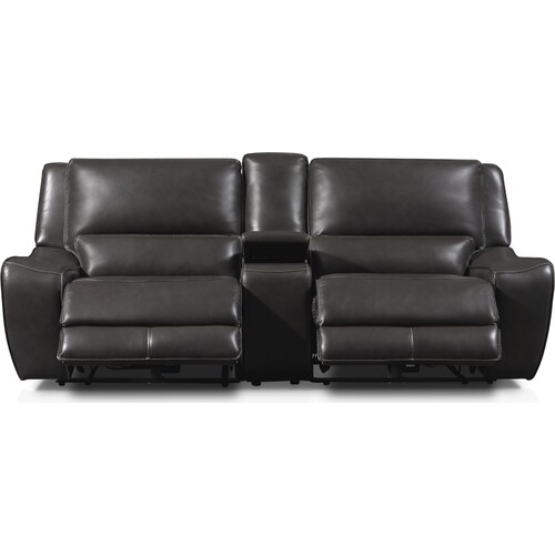 Holden Dual-Power Reclining Loveseat - Gra 3 Holden Dual-Power Reclining Loveseat - Gra