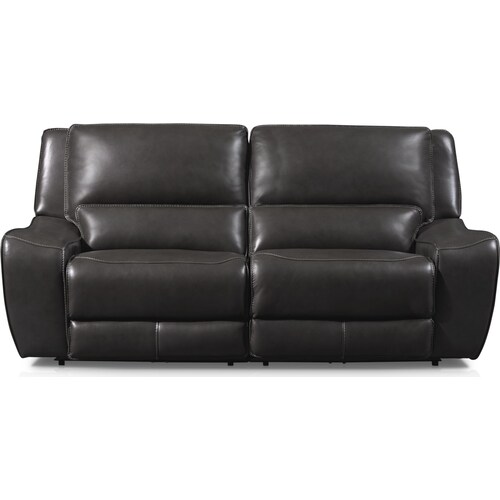 Holden 2-Piece Dual-Power Reclining Sofa - Gra