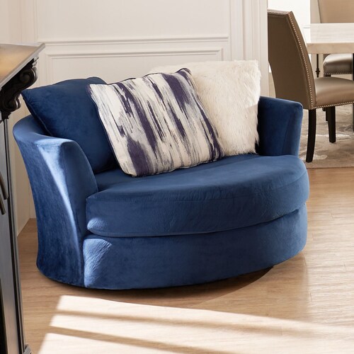 Cordelle Swivel Chair - Blu