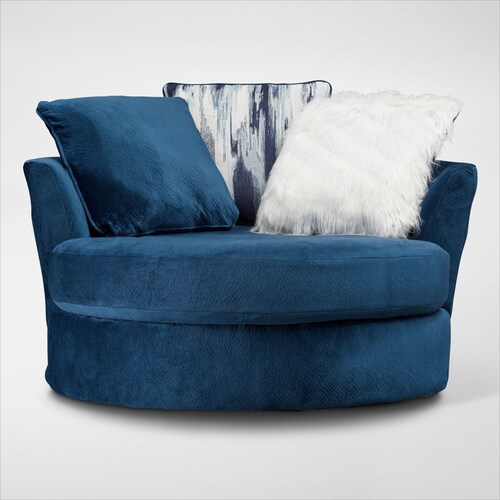 Cordelle Swivel Chair - Blu