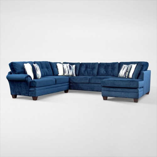 Cordelle 3-Piece Sectional and Swivel Chair Se