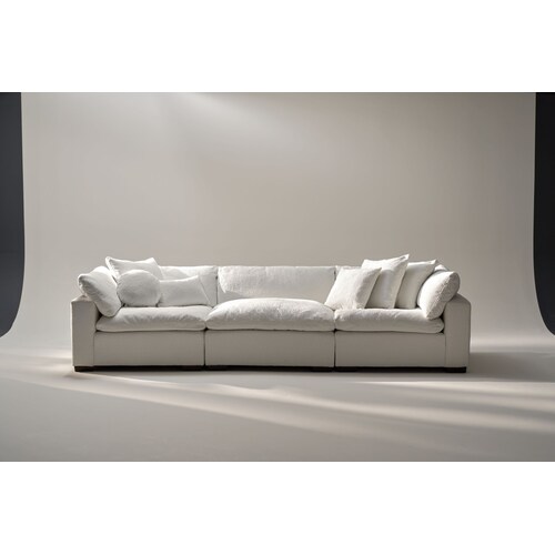 Plush Feathered Comfort 3-Piece Sofa- Anders Ivor