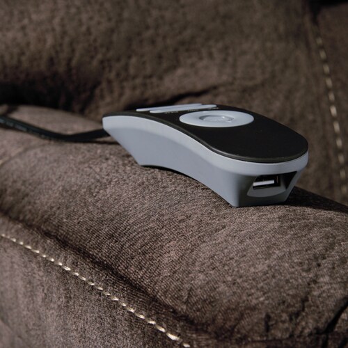 Hank Power Lift Heated Massage Recliner - Bar