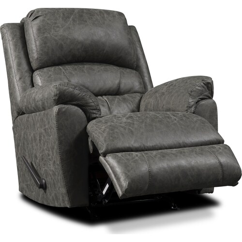 Bronx Manual Recliner - Gra