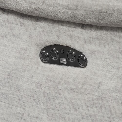 Pacific Dual-Power Reclining Loveseat - Light Gra 6 Pacific Dual-Power Reclining Loveseat - Light Gra