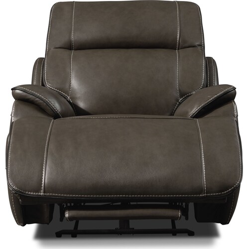 Devon Dual-Power Recliner - Charcoa 3 Devon Dual-Power Recliner - Charcoa