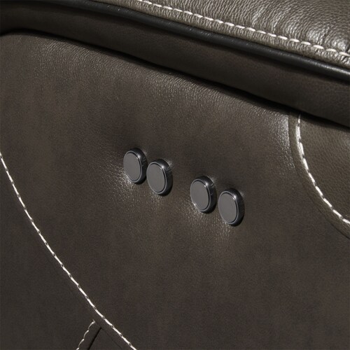 Devon Dual-Power Recliner - Charcoa 7 Devon Dual-Power Recliner - Charcoa