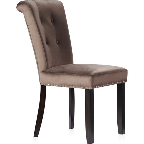 Phoebe Dining Chair - Taupe Velve