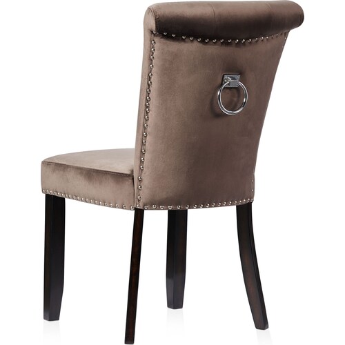 Phoebe Dining Chair - Taupe Velve