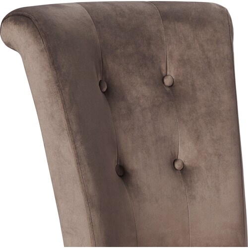 Phoebe Dining Chair - Taupe Velve
