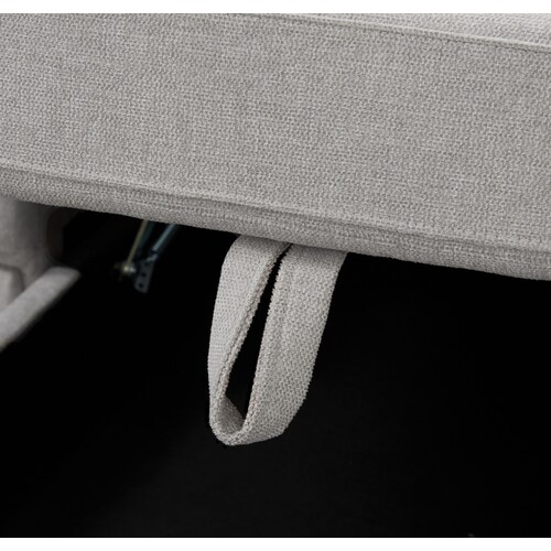 Milo 4-Piece Sleeper Sectional with Right-Facing Chaise - Light Gra