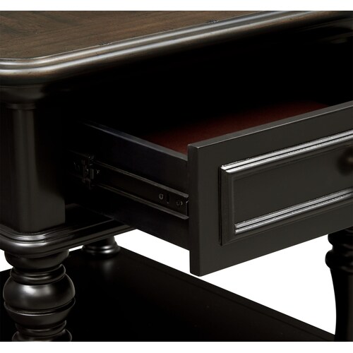 Charleston End Table - Blac