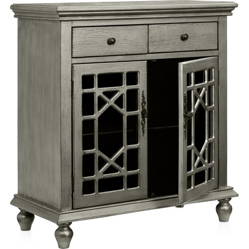 Grenoble Cabinet - Distressed Pewte