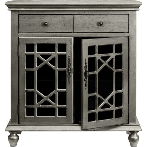 Grenoble Cabinet - Distressed Pewte