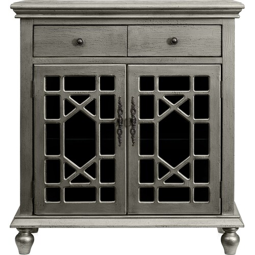Grenoble Cabinet - Distressed Pewte