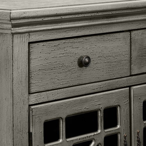 Grenoble Cabinet - Distressed Pewte
