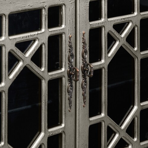 Grenoble Cabinet - Distressed Pewte