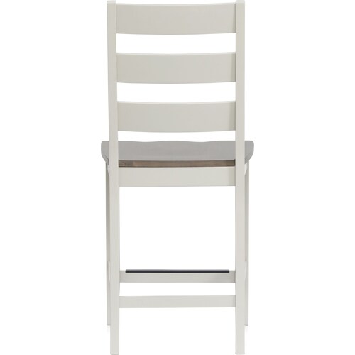 Maxwell Solid Wood Counter-Height Stool - Gra