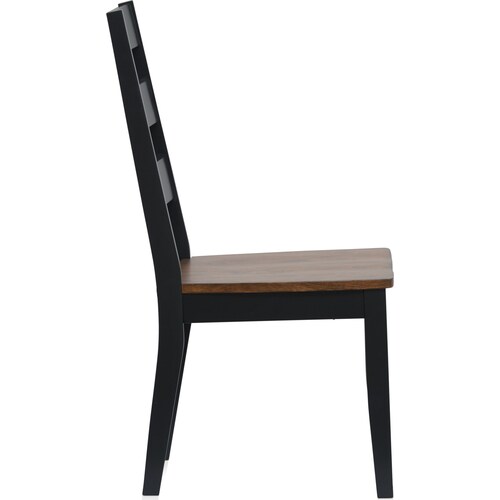 Maxwell Solid Wood Dining Chair - Blac 3 Maxwell Solid Wood Dining Chair - Blac