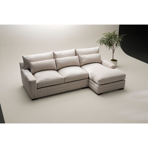 Winston Foam Comfort 2-Piece Sectional with Right-Facing Chaise - Mason Porcelai