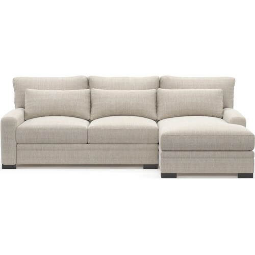 Winston Foam Comfort 2-Piece Sectional with Right-Facing Chaise - Mason Porcelai