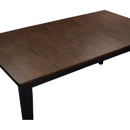 Maxwell Solid Wood Extendable Dining Table - Blac 5 Maxwell Solid Wood Extendable Dining Table - Blac