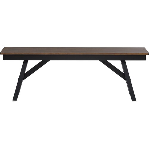 Maxwell Solid Wood Bench - Blac