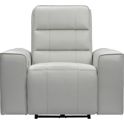 Hartley Dual-Power Recliner - Light Gra