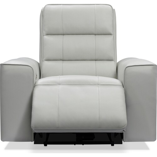 Hartley Dual-Power Recliner - Light Gra 3 Hartley Dual-Power Recliner - Light Gra