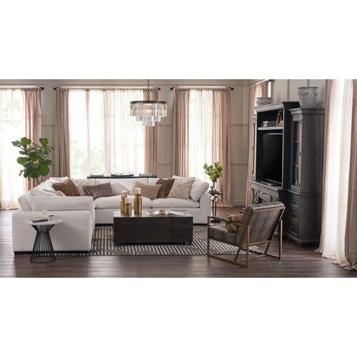 Plush Feathered Comfort 5-Piece Sectional - Anders Ivor