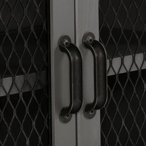 Fairmont 96 Fireplace TV Stand - Gra 7 Fairmont 96 Fireplace TV Stand - Gra