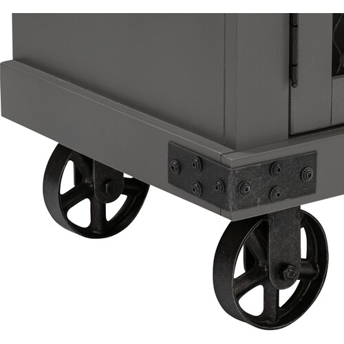 Fairmont 96 Fireplace TV Stand - Gra 8 Fairmont 96 Fireplace TV Stand - Gra