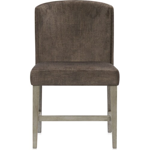 Bowen Uphosltered Side Chair - Gra
