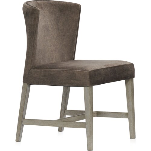 Bowen Uphosltered Side Chair - Gra