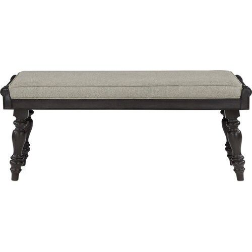 Vineyard Dining Bench - Blac
