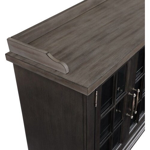 Vineyard Server with USB Charging - Blac