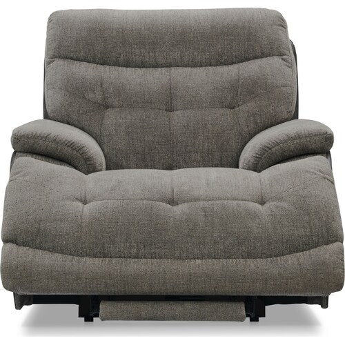 Beckett Dual-Power Recliner - Gra 4 Beckett Dual-Power Recliner - Gra