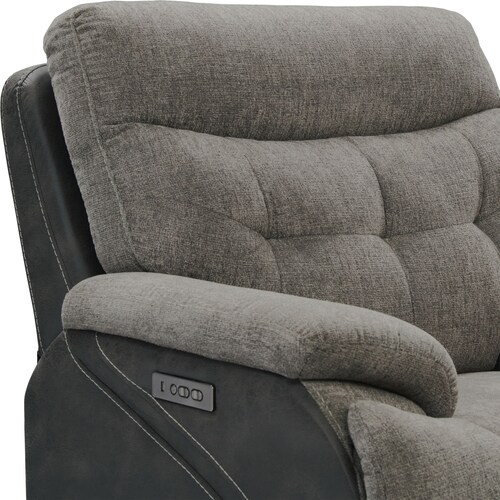 Beckett Dual-Power Recliner - Gra 5 Beckett Dual-Power Recliner - Gra