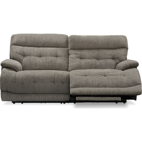 Beckett 2-Piece Dual-Power Reclining Sofa - Gra 4 Beckett 2-Piece Dual-Power Reclining Sofa - Gra