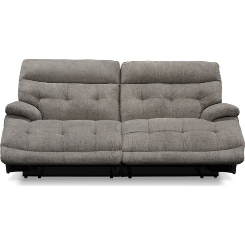 Beckett 2-Piece Manual Reclining Sofa - Gra 3 Beckett 2-Piece Manual Reclining Sofa - Gra