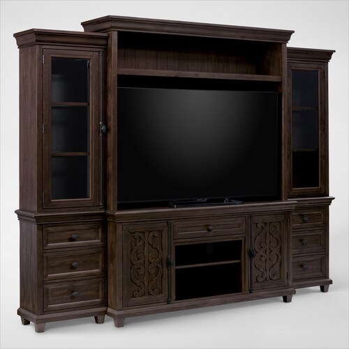 Charthouse Entertainment Wall - Charcoa