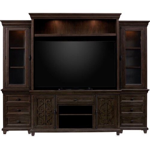 Charthouse Entertainment Wall - Charcoa